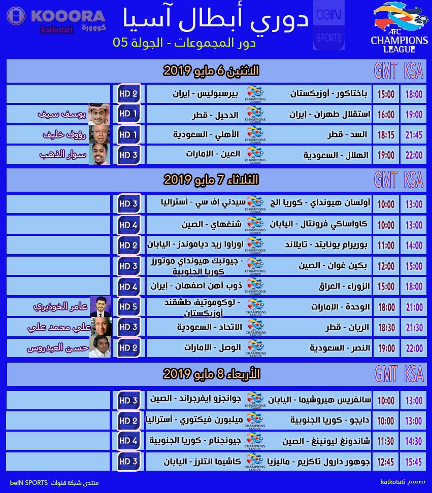 معلقي مباريـات الأسبوع على قنوات beIN SPORTS ᴴᴰ » [ مُحَدَث ]