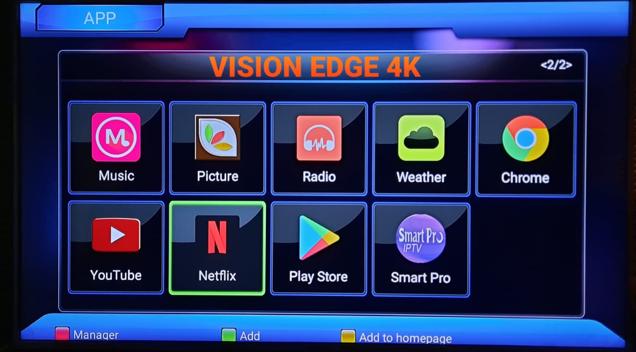 تحديث جديد  VISION EDGE 4K ترقية السيرفر FOREVER PRO 129 اضافات 957814037